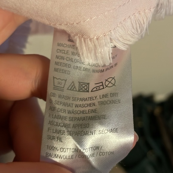 Joan Rivers Button Up‎ Long Sleeve Shirt Women’s Size Small Blouse Top Pink - Picture 7 of 8